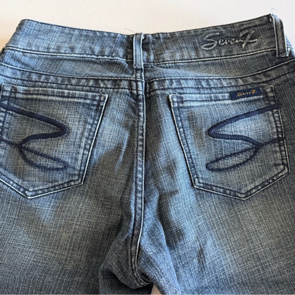 Seven Jeans, 6, Slim Straight, 29” inseam, Rise 9”, Dark Denim, Like New - Picture 5 of 5